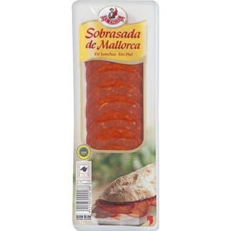 Sobrasada de Mallorca IGP en lonchas sin gluten sin lactosa envase 65 g -