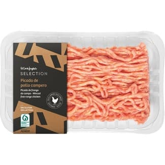 Preparado de carne picada de pollo campero sin gluten y sin lactosa bandeja 400 g -