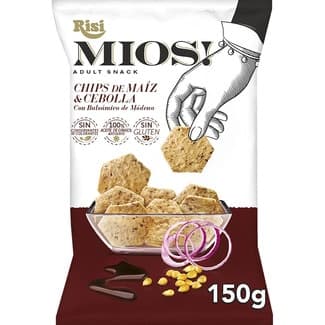 Chips de maíz y cebolla con balsámico de Módena Sin Gluten bolsa 150 g -