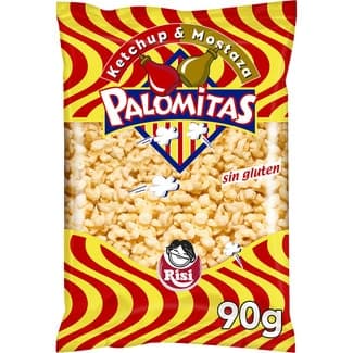 Palomitas de maíz sabor ketchup y mostaza Sin Gluten bolsa 90 g -