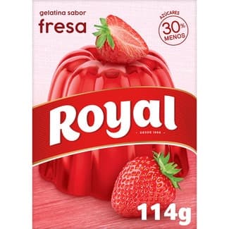Gelatina sabor fresa 10 raciones estuche 114 g -