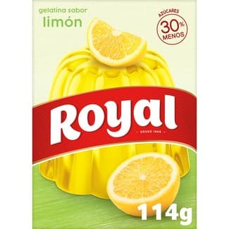 Gelatina sabor limón 10 raciones estuche 114 g -