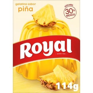 Gelatina sabor piña 10 raciones estuche 114 g -