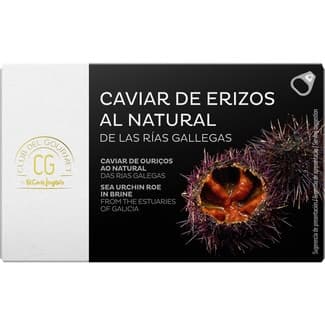 Caviar de erizos de las Rías Gallegas al natural lata 95 g -