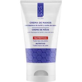 Crema de manos nutritiva con vitamina E y manteca de karité para todo tipo de piel tubo 50 ml -