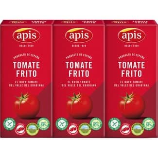 Tomate frito sin gluten pack 3 envase 400 g -