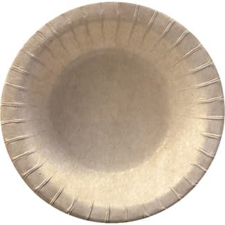 Bol cartón antigrasa compostable 19 cm paquete 10 unidades -