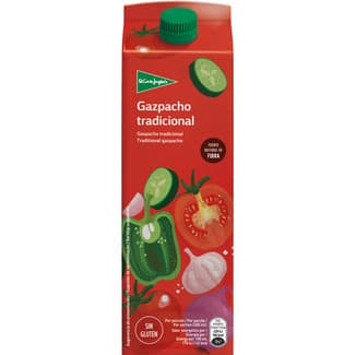 Gazpacho tradicional sin gluten brik 1 l -