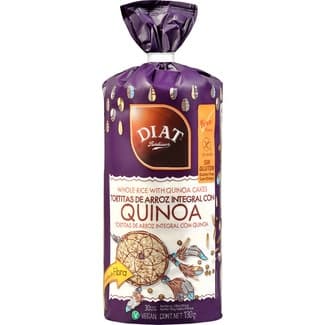 Tortitas de arroz integral con quinoa sin gluten bolsa 130 g -