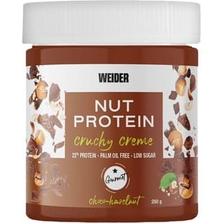 Nut Protein crema de cacao proteica y crujiente para untar de avellanas y cacao bote 250 g baja en azúcares y sin aceite de palma -