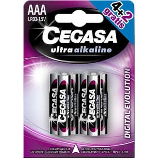 Pila ultra alcalina AAA (LR03) 1,5v Digital Evolution blister 4 unidades -
