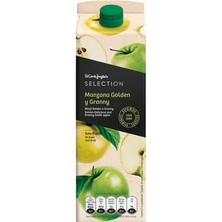 Zumo de manzana golden y granny 100% exprimido brik 1 l -
