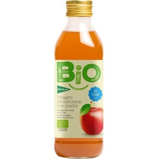 Vinagre ecológico de manzana con madre sin filtrar botella 500 ml -