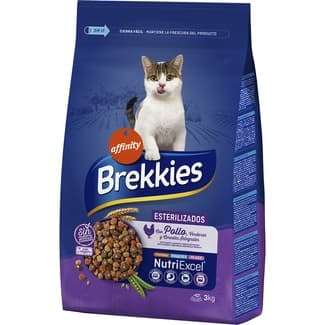 Pienso para gatos adultos esterilizados con pollo bolsa 3 kg -
