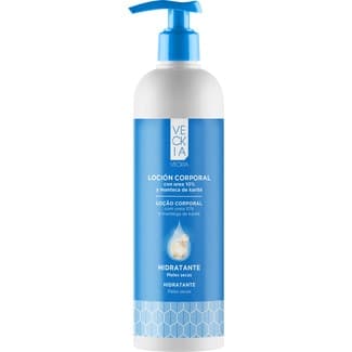 Loción corporal Hidratante con urea y manteca de karité dosificador 400 ml para pieles secas -