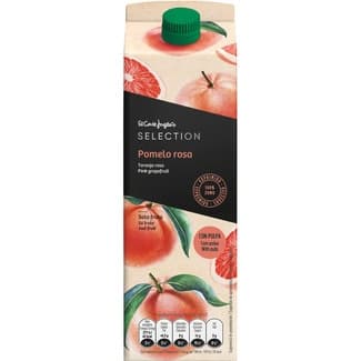 Zumo de pomelo rosa 100% exprimido con pulpa brik 1 l -