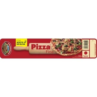 Masa para pizza fina con aceite de oliva redonda envase 260 g -