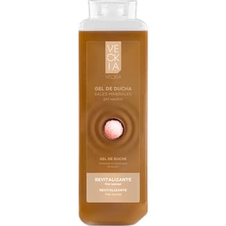 Gel de baño revitalizante con sales minerales pH 5.5 para piel normal botella 750 ml -