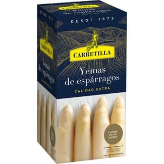 Yemas de espárragos extra gruesas lata 425 g neto escurrido -