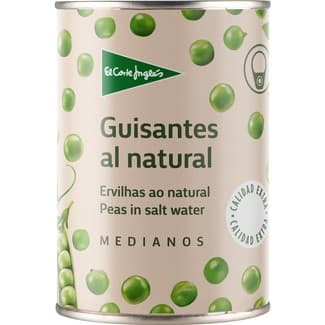 Guisantes al natural medianos lata 250 g neto escurrido -