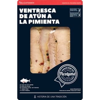 Ventresca de atún a la pimienta estuche 80 g -