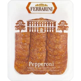 Pepperoni italiano especial pizzas y para cocinar en lonchas envase 90 g -