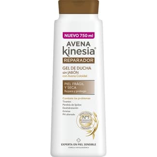 Gel de baño Reparador con avena 100% natural para piel seca y sensible botella 750 ml -