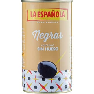 Aceitunas negras sin hueso lata 150 g -