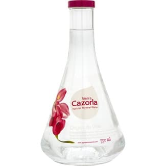 Flor agua mineral natural botella 75 cl (envase de vidrio) -