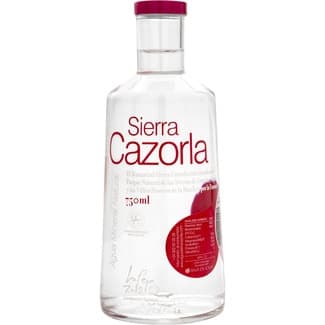 Glass agua mineral natural botella 75 cl (envase de vidrio) -