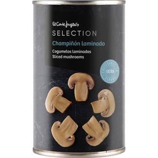Champiñón laminado extra lata 185 g neto escurrido -