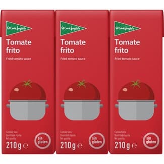 Tomate frito sin gluten pack 3 envases 210 g -