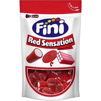 Red Sensation regalices rojos surtidos bolsa 165 g -