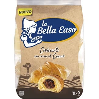 Croissants con crema al cacao 9 unidades bolsa 378 g -