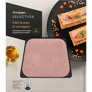 Paté de pato al armagnac sin gluten envase 90 g -