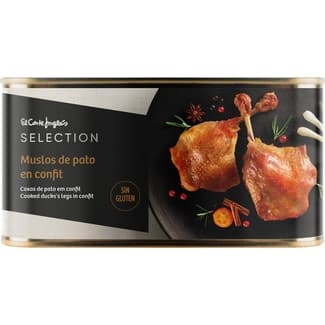 Muslos de pato en confit sin gluten lata 450 g -