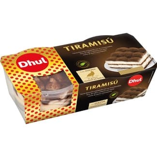 Tiramisú pack 2 unidades 80 g -
