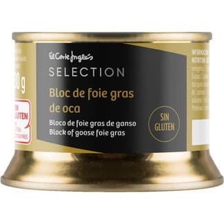 Bloc de foie gras de oca sin gluten lata 130 g -