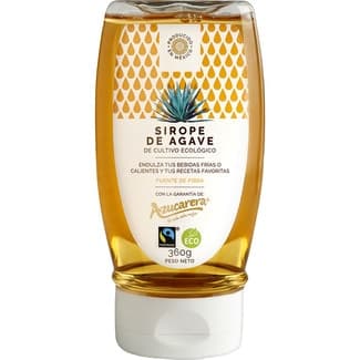 Sirope de agave de cultivo ecológico botella 360 g -