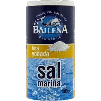 Sal marina fina yodada bote 500 g -