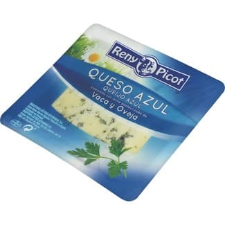 Queso azul mezcla elaborado con leche pasteurizada cuña 100 g -