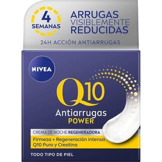 Q10 Power crema cuidado de noche anti-arrugas + firmeza para piel normal tarro 50 ml -