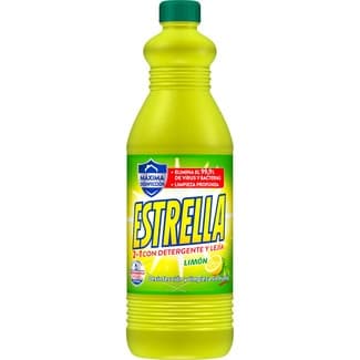 Lejía con detergente aroma limón botella 1,43 l -