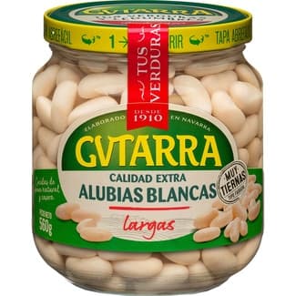Alubia blanca cocida frasco 400 g neto escurrido -