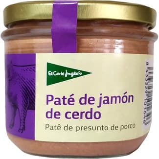 Paté de hígado de cerdo y jamón tarro 160 g -
