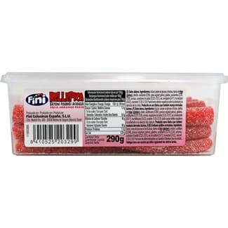 Rellepica bastones de regaliz ácidos rellenos con sabor a fresa estuche 290 g -