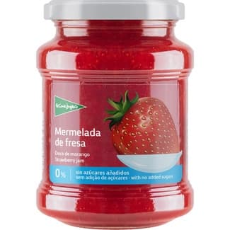 Mermelada de fresa 0% azúcares añadidos frasco 330 g -