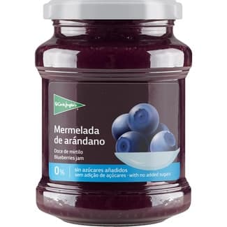 Mermelada de arándanos 0% sin azúcares añadidos frasco 330 g -