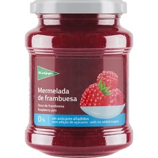 Mermelada de frambuesa 0% sin azúcares añadidos frasco 330 g -