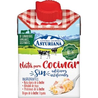 Nata líquida para cocinar 18% materia grasa botella 200 ml -
